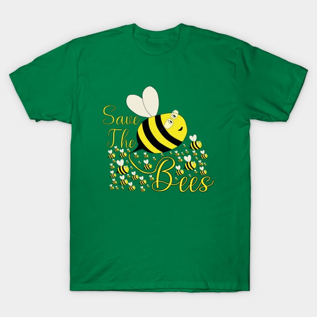 Save The Bees T-Shirt by DiegoCarvalho